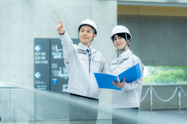 安全チェックの様子